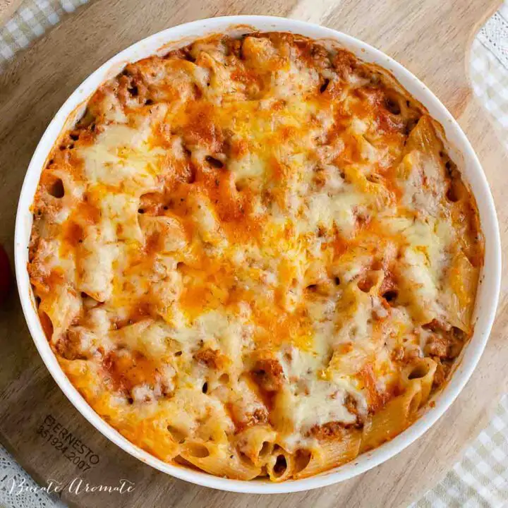 paste cu carne tocata la cuptor macaronada de casa