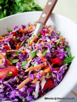 retete dietetice - Salata de varza rosie cu quinoa