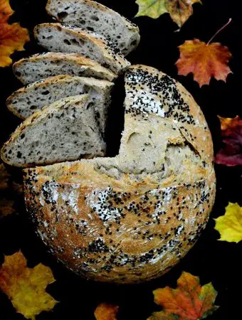 Pâine de secară cu chimen negru