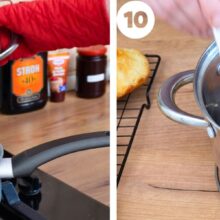 cum se insiropeaza savarinele cu sirop aromat cu rom