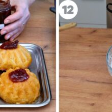 taiere si pregatire savarine pentru umplere