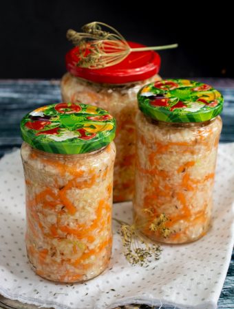 Varza murata la borcan