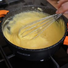 fierbere crema de vanilie