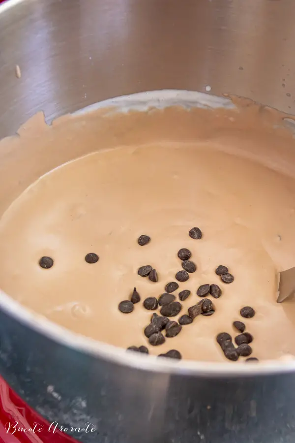 Înghețată de ciocolată cu lapte condensat