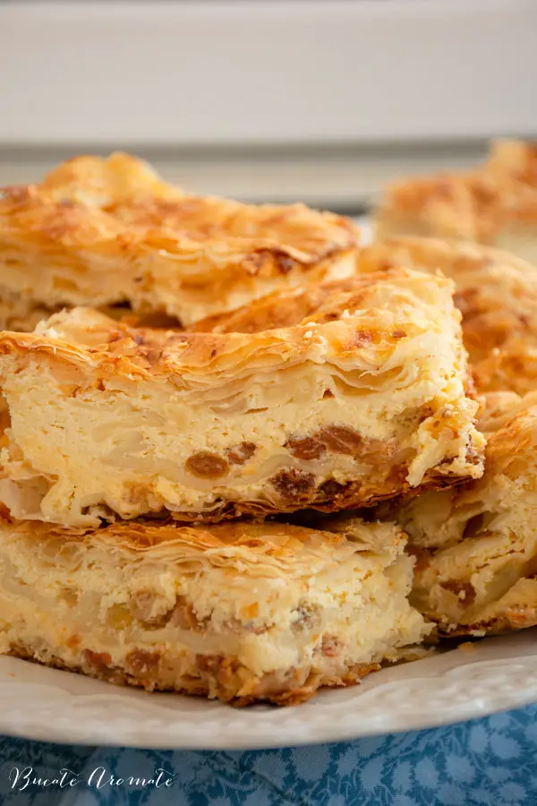Plăcintă cu brânză dulce și iaurt. Rețeta tradițională. | Bucate Aromate