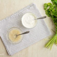 Sos de hrean simplu și cu smantana