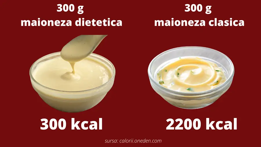 comparatie calorii 