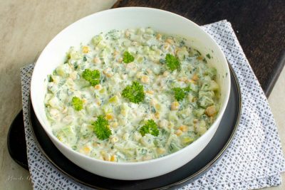 Salata de dovlecei cu iaurt_reteta