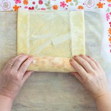 impachetare strudel cu fructe