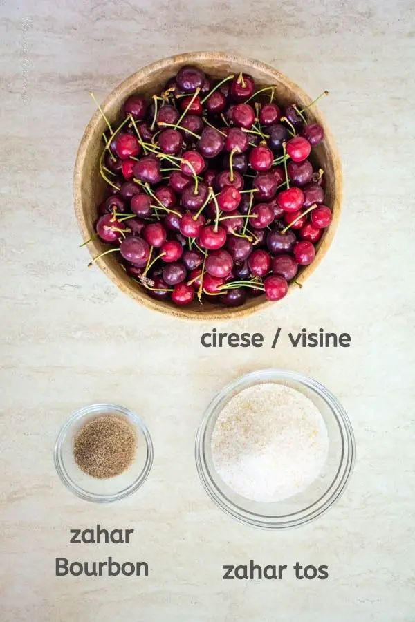 ingrediente reteta compot de cirese pentru iarna