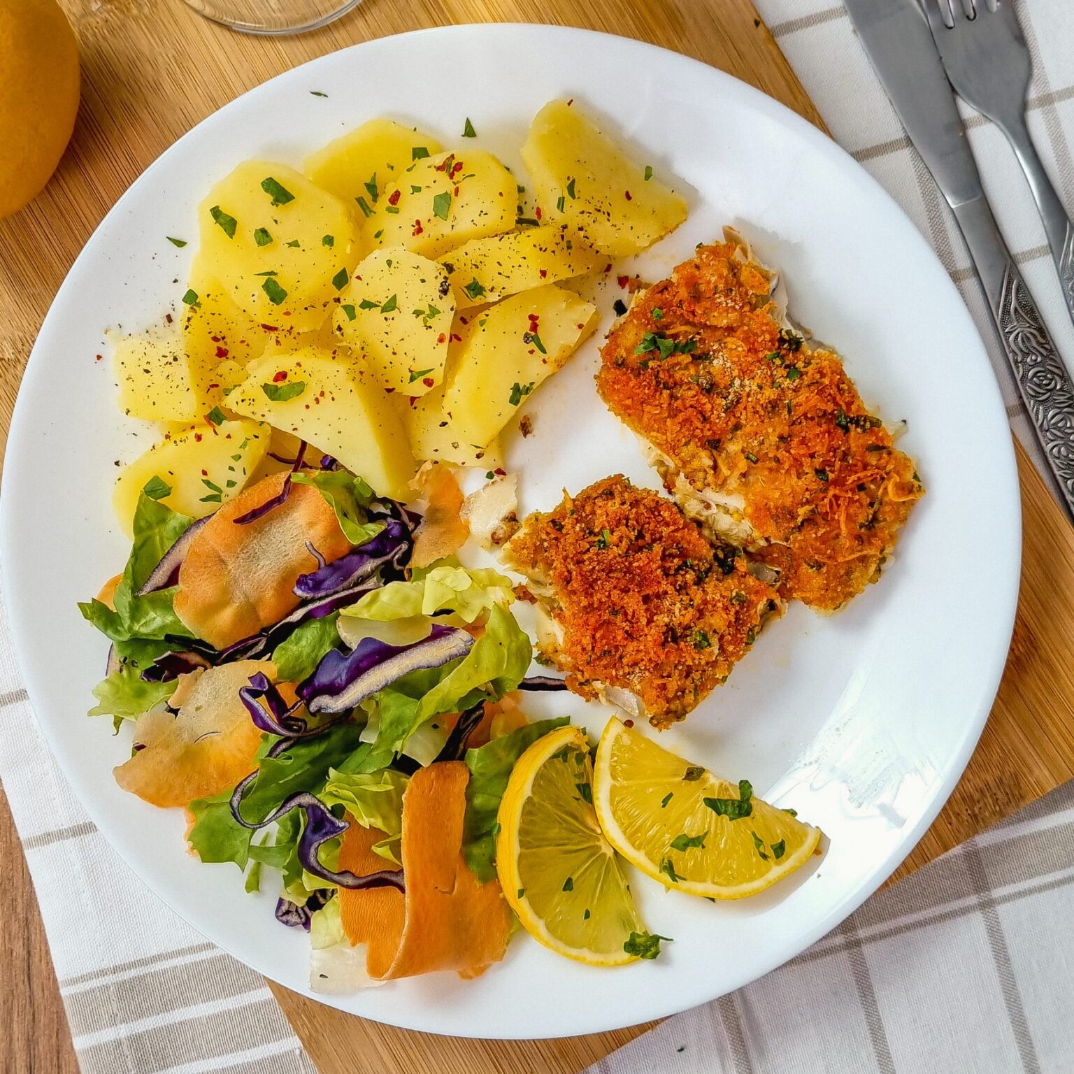 File Cod Mosba File de cod la cuptor cu muștar și parmezan | Bucate Aromate