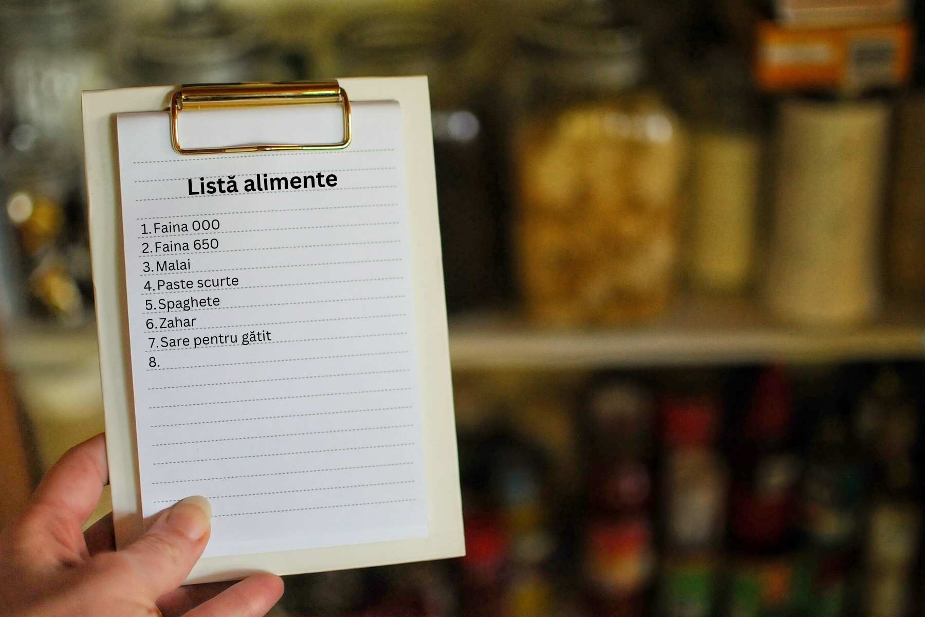 lista de alimente pentru camara