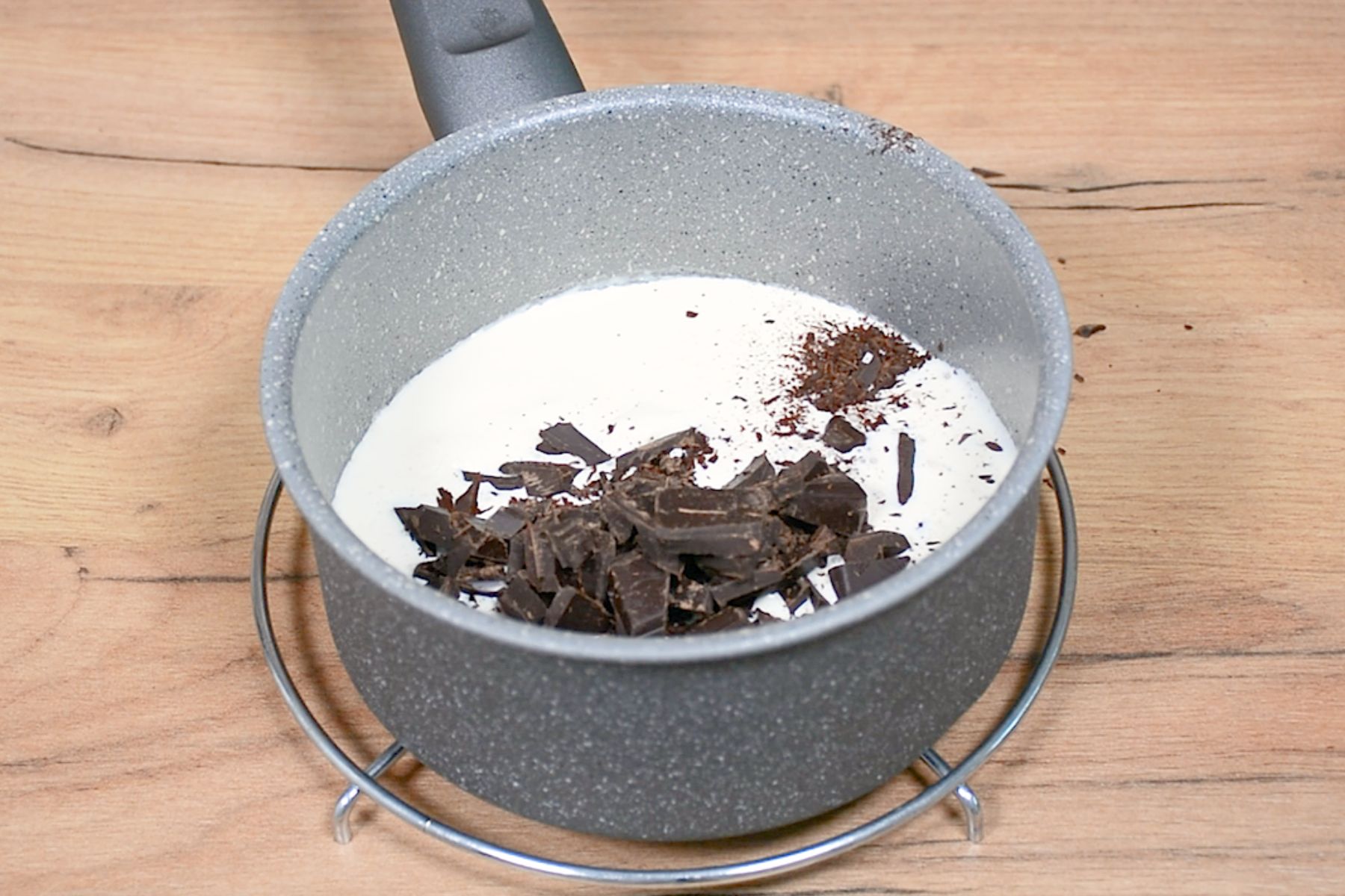 preparare glazura de ciocolata