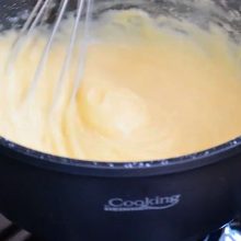 fierbere crema de vanilie