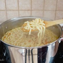 taietei rapizi cu punga fierti in supa