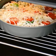 pizza in tava la cuptor