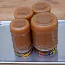 borcane cu gem de mere la răcit