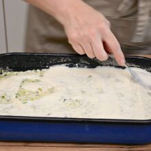 pregatire placinta cu dovlecei la cuptor