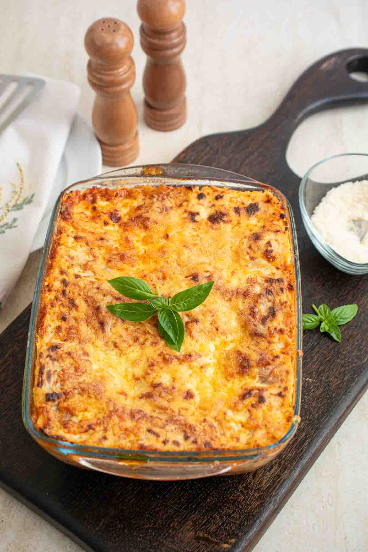 lasagna bolognese in tava