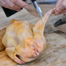 pui parlit cu torta de bucatarie