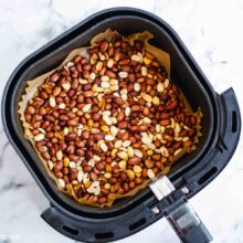 arahide coapte la air fryer pentru retetea de unt de arahide facut in casa