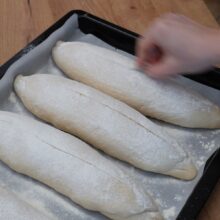 crestare franzele cu lama inainte de coacere