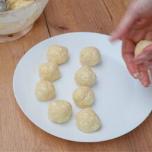 cum se modelează gogosile rapide pentru prajire