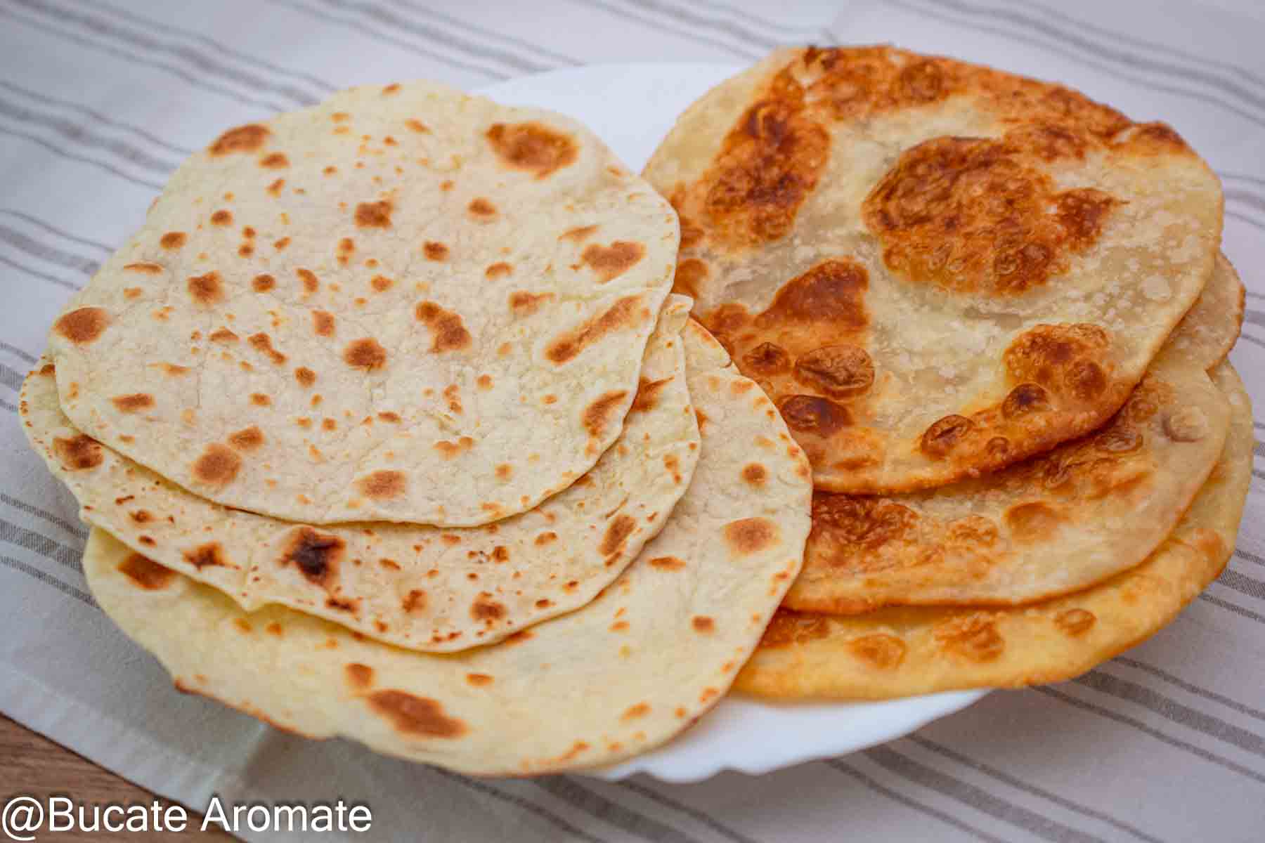 Lipii la tigaie în două variante, coapte fără ulei și prăjite în ulei