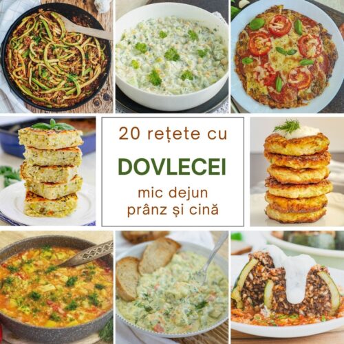 Colaj cu rețete cu dovlecei pentru mic dejun, prânz și cină